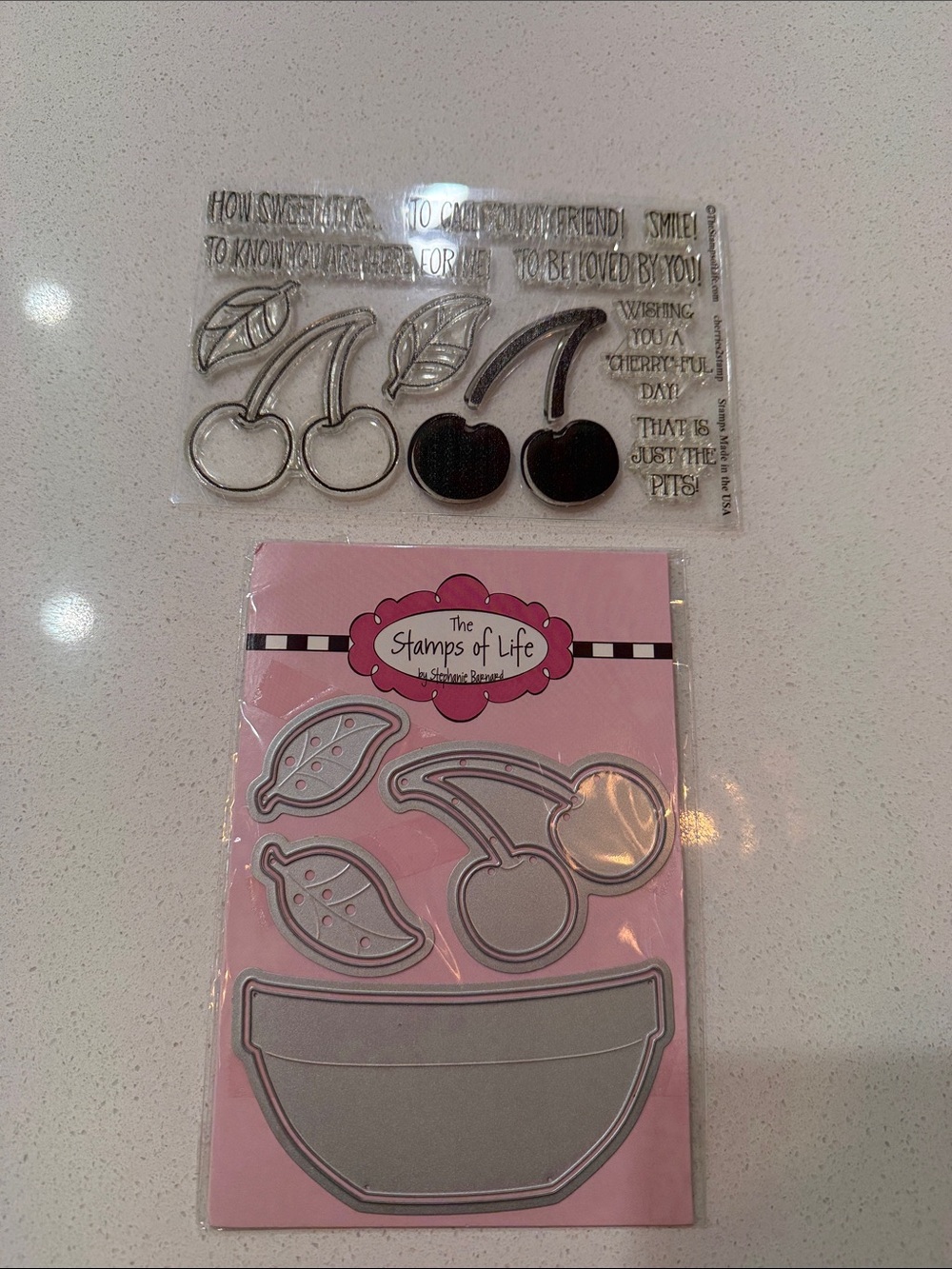 Stamps of Life Cherries Stamp and Die Set
